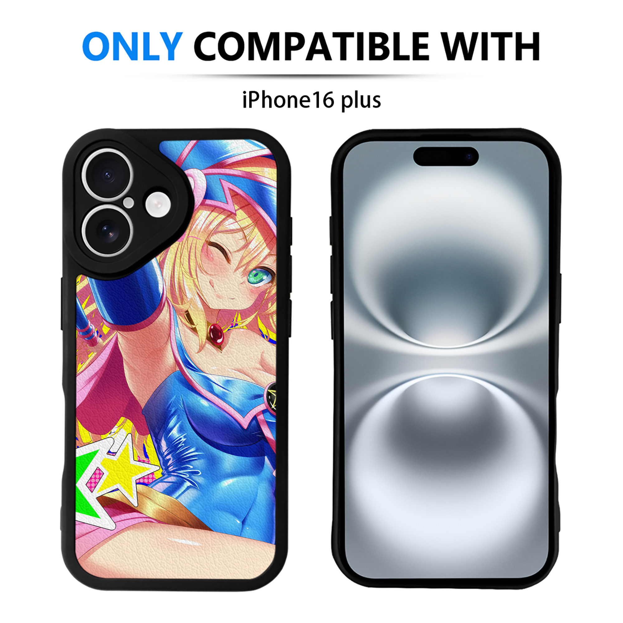 （画像用） 遊☆戯☆王 Yu-Gi-Oh! 【iPhone 16シリーズ対応】シリコンスマホケース（レザー調） 材質：シリコン